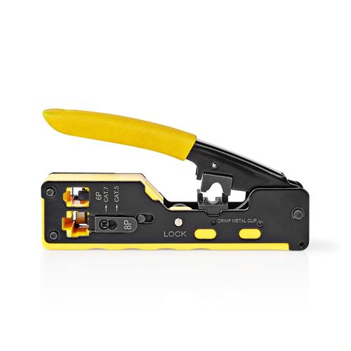 Nedis - Pince à Sertir - CCGG89510BK - Jaune - Noir - Image 2