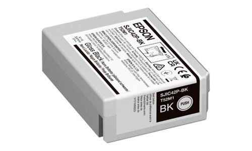 Epson SJIC42P-BK - 50 ml - noir - original - cartouche d'encre - pour ColorWorks CW-C4000E (BK)