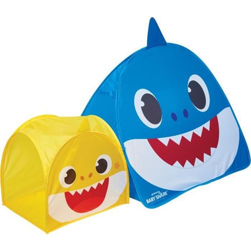 Tente de jeu pop-up 2 compartiments - Baby Shark