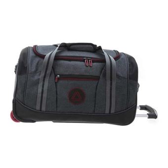 Sac De Voyage à Roulettes Davidts Travel In Grey – 50cm – Gris – Polyester – Neuf