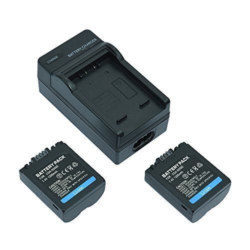 Batterie CGA CGR-S006 et chargeur pour Panasonic