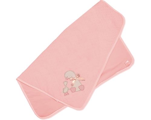 Snuggle Baby couverture bébé canard 70 x 70 cm rose