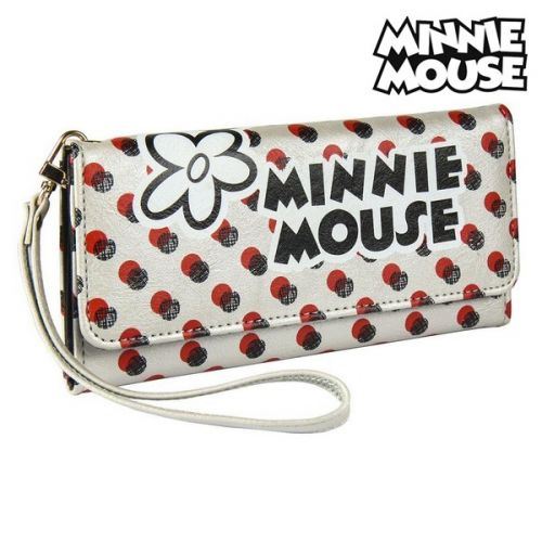 Portefeuille Minnie Mouse Porte-cartes Blanc Métallisé 70687