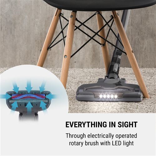 oneConcept cleanFree Aspirateur balai et à main cyclone 1.2 oneConcept cleanFree Aspirateur sans fil filtre HEPA cyclone