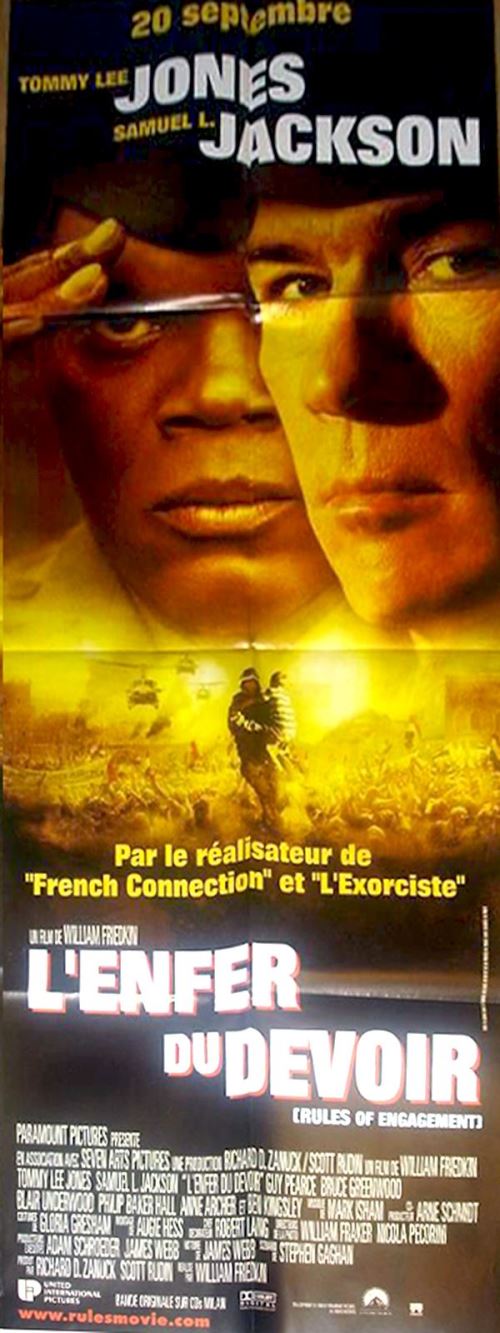 L'Enfer Du Devoir - AFFICHE CINEMA ORIGINALE