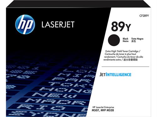 hp inc. hp 89y black laserjet toner cartridge noir