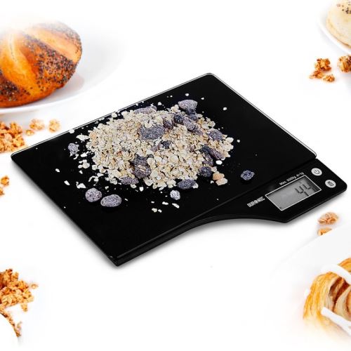 Duronic KS350 Balance de cuisine avec surface en verre