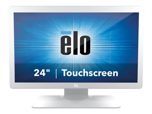 Elo 2403LM - LCD-monitor - 24 (23.8 zichtbaar) - aanraakscherm - 1920 x 1080 Full HD (1080p) @ 60 Hz - 250 cd/m² - 1000:1 - 15 ms - HDMI, VGA - luidsprekers - wit