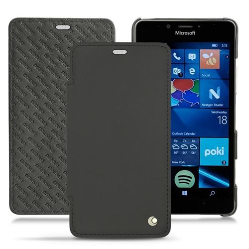 Noreve - Housse cuir Microsoft Lumia 950 - 950 Dual Sim - Perpétuelle - Noir ( Nappa - Black )
