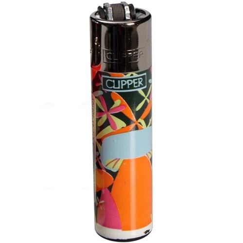 Briquet Clipper Champignon Orange Paradise