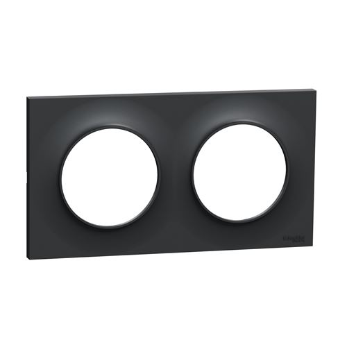 Plaque Odace Styl - Anthracite - Double