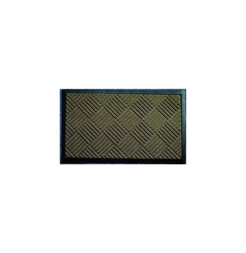 Paris Prix - Tapis D'entrée carreaux 45x75cm Naturel