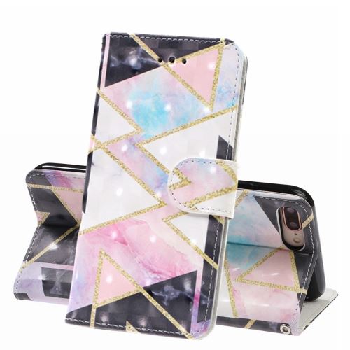 Etui en PU décor spot figure géométrique pour votre Apple iPhone 7 Plus/8 Plus
