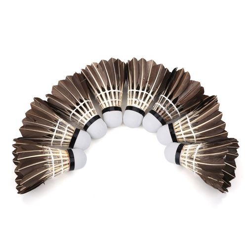 Volant de badminton lot de 12 Plumes d'oie Durable