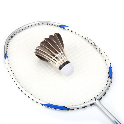 Volant de badminton Paquet de 12 en plumes d'oie Noir - Accessoire badminton  - Achat & prix