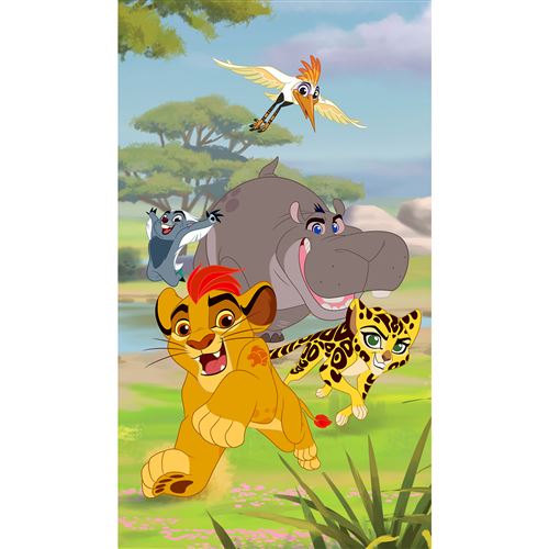 Rideau occultant taille L Le Roi Lion dans la jungle de Disney 140CM X 245CM
