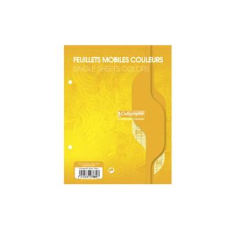 Clairefontaine - Feuille Mobile Blanche A4 Seyes 90g - Sachet De 50 -  Feuilles doubles - Achat & prix