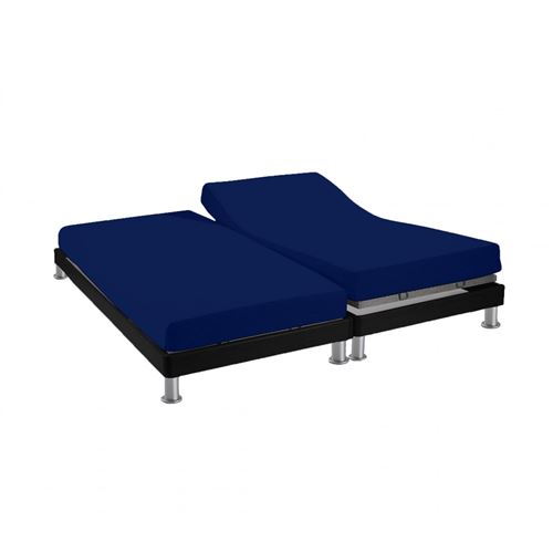 Drap housse marine TPR pour sommier articulé 2x70x190