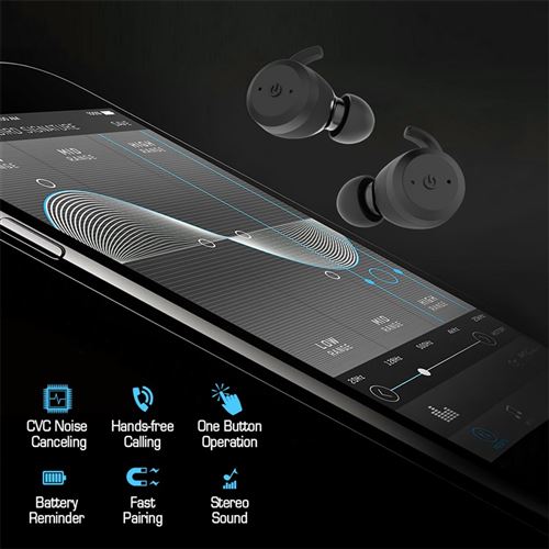 Écouteurs san Fil,Écouteurs Sport Bluetooth 5.0 sans Fil,IPX7