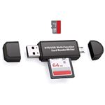View Tek - ViewTek RD320 - Lecteur Enregistreur de Carte SD & Micro SD pour  Ports USB / Micro USB / USB-C (USB Type-C) / OTG - Lecteur externe 4 en 1