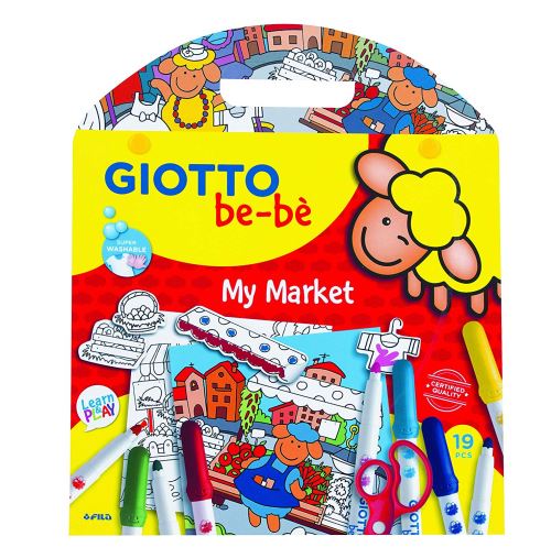 GIOTTO Be-Bè 4657 00 My Market Feutres Couleurs assorties