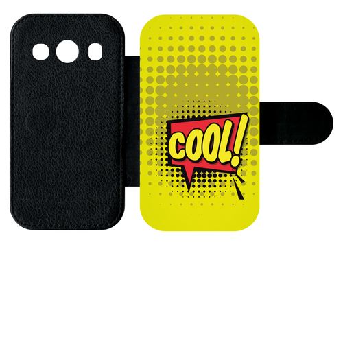 Etui À Rabat Samsung Galaxy Ace 4 G357 Cool Fond Jaune
