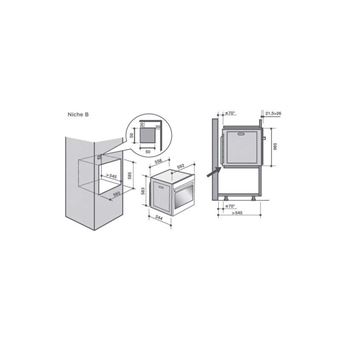 Fours encastrables Multifonction 73L DE DIETRICH 59.2cm, 4943694