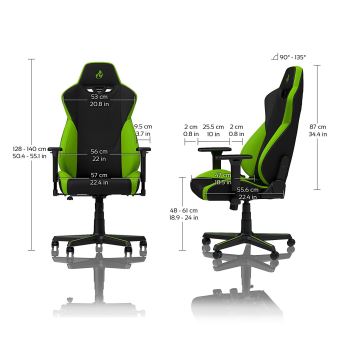 Chaise Gaming Nitro Concepts S300 Atomic Green