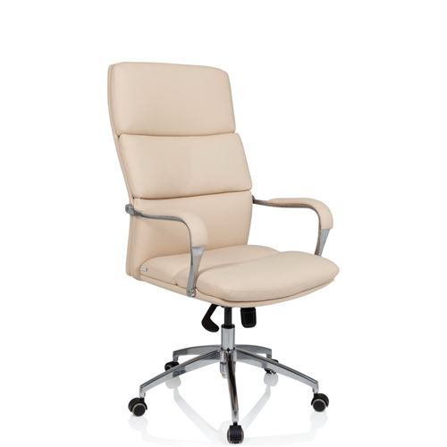 Siège de bureau / Siège de direction BRUNELLO 20, simili cuir beige hjh OFFICE
