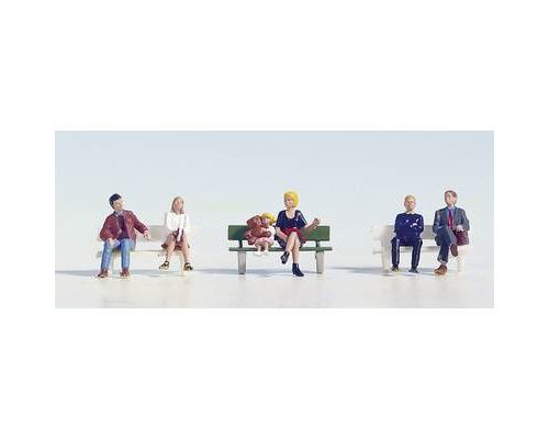 Figurines H0 personnes assises