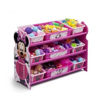 Minnie Meuble Enfant En Bois Avec 9 Bacs De Rangement En