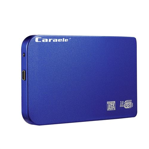 Disque dur externe Caraele H6 haute vitesse compatible avec Windows et Mac  - USB 3.0 ,1 To - Noir - Disques durs externes - Achat & prix