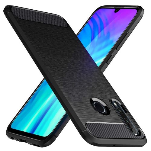 Coque de protection pour Honor 20 lite Fibre de Carbone Noir