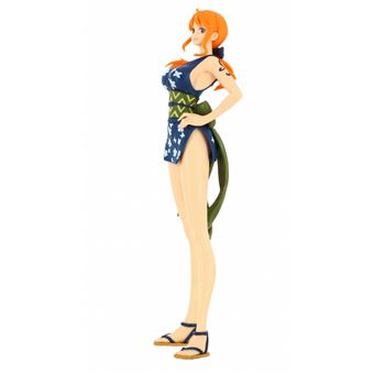 Figurine One Piece Glitter & Glamours Nami en tenue bleue foncée 25 cm