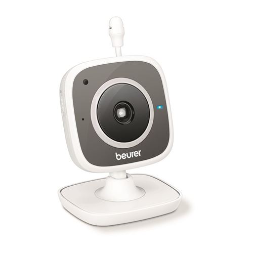 Beurer BY 88 Video de surveillance WiFi pour Smartphone Tablette PC Gris/Blanc
