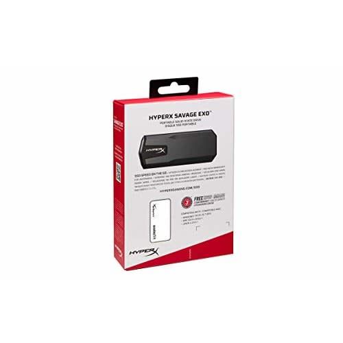 Disque SSD externe portable Kingston HyperX Savage EXO SHSX100 3D NAND 480 Go SSD externes Achat prix fnac