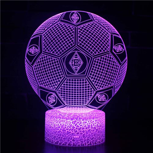 Lampe 3D Tactile Veilleuses Enfant 7 Couleurs avec Telecommande - Style #400
