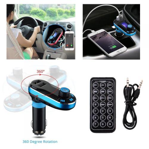 Kit Main Libre Voiture Bluetooth Chargeur USB pour Apple iPhone 6