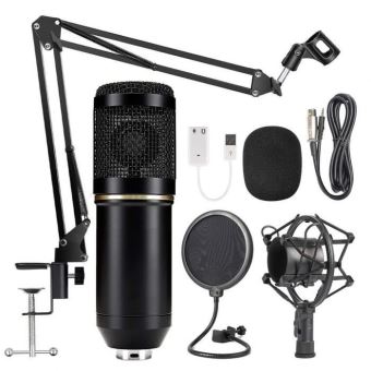 18€19 sur Kit microphone LAMZIEN Micro cardioïde pour podcast, jeu, vidéo  , streaming, enregistrement de musique, voix off - Microphone -  Achat & prix
