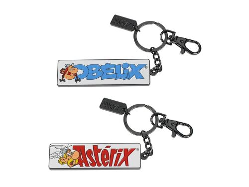 Porte Clé Asterix - Asterix Obelix Double Face Metal