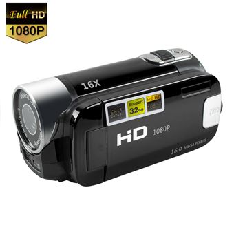 Caméscope Full HD 1080p Avec écran Rotatif 2,7 Pouces - 48 MP, Zoom 16x, Lumière LED - Idéal Vlog, Voyages - 4