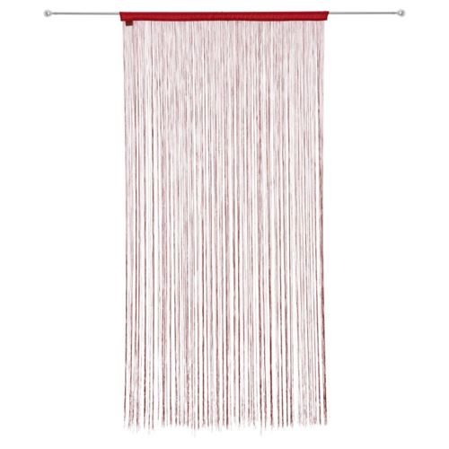 Rideau Fil 90x200cm Rouge