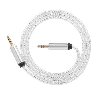 Câble Jack 3,5 Mm Pour IPhone - 1 Mètre - Compatible IPhone 7 à 15 - Pour Voiture, Enceinte, Casque