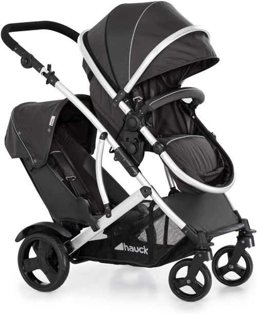 hauck Poussette double Duett 2 noire