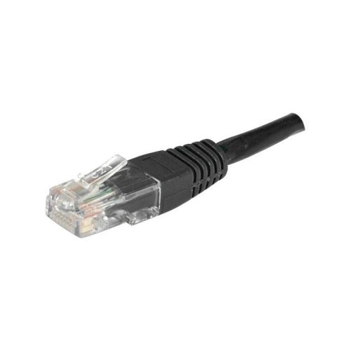 Cordon Patch RJ45 UTP CAT5e Noir - 0,50 M