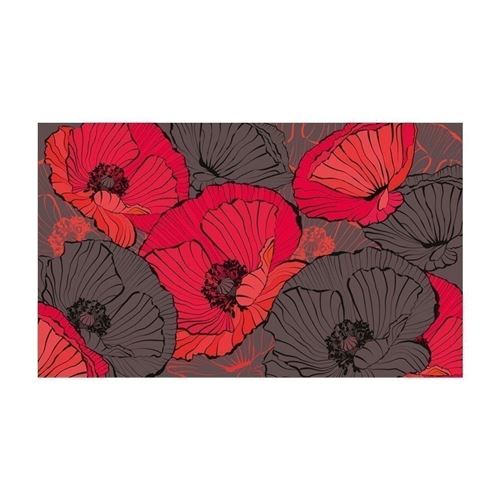 Artgeist - Papier peint - Coquelicots plissés cm