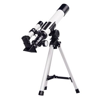 Télescope F40040N Observation des Étoiles HD à Fort Grossissement -blanc - 1