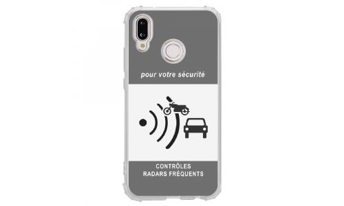 Coque souple pour Huawei P20 Lite avec impression Motifs panneau radar