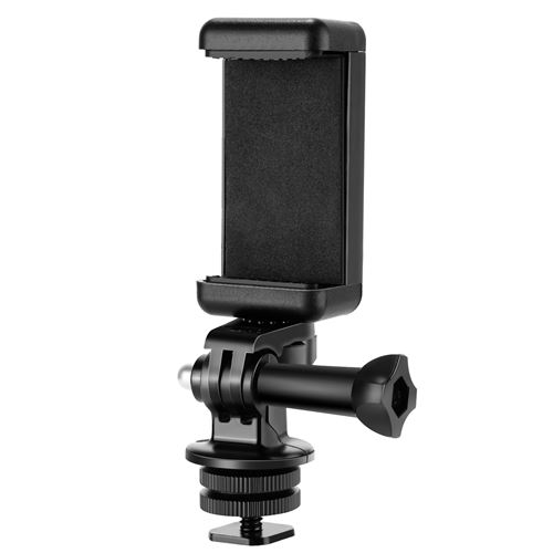 Neewer Kit adaptateur 3-in-1, Comprend : support de griffe, adaptateur Gopro et support universel pour téléphone portable ou Gopro Hero (noir)