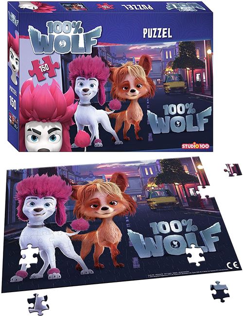 Studio 100 puzzle 100% Wolf junior 32 cm carton 150 pièces